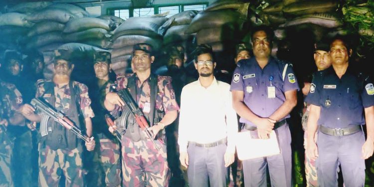 3,046 sacks of smuggled sugar seized in Netrakona