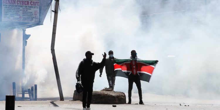 Thousands protest in Kenya against tax hikes, call for president to quit