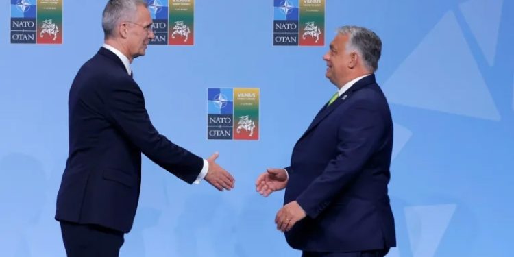 NATO’s Stoltenberg meets Hungary’s Orban amid tensions