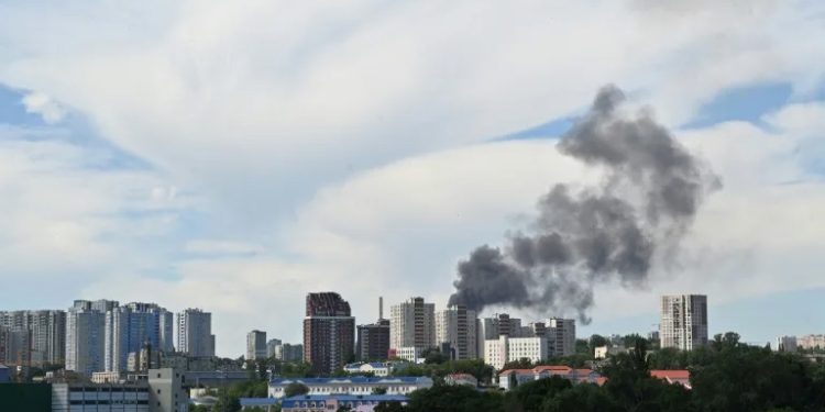 Russian missiles kill 20 in Ukraine, gut Kyiv children’s hospital