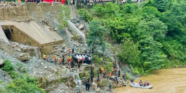 Nepal retrieves more bodies from buses swept away by landslide