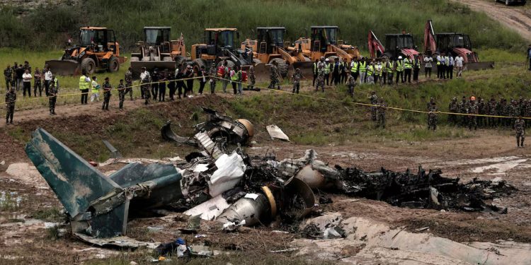 Plane crash at Nepal’s Kathmandu airport kills 18