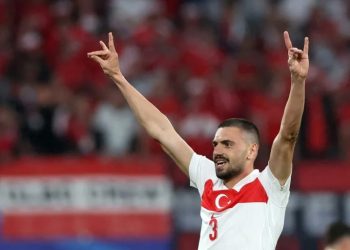 Turkey's defender Merih Demiral will miss Turkey's Euro 2024 quarter-final with the Netherlands (Ronny HARTMANN)/AFP