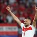 Turkey's defender Merih Demiral will miss Turkey's Euro 2024 quarter-final with the Netherlands (Ronny HARTMANN)/AFP
