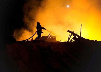 This video grab shows Mohammed Abu Selmia, the director of Gaza's main hospital, who was detained by Israeli forces in November, sitting with his family after his release, along with other detainees, at a hospital in Khan Younis, Gaza Strip on Monday, July 1, 2024. Israel released the director of Gaza's main hospital on Monday after holding him for seven months without charge or trial over allegations the facility had been used as a Hamas command center. He said he and other detainees were held under harsh conditions and tortured. (AP Photo/Mohammad Jahjouh)ASSOCIATED PRESS