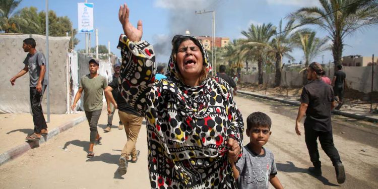 Gaza officials say 90 Palestinians killed as Israel targets Hamas military chief