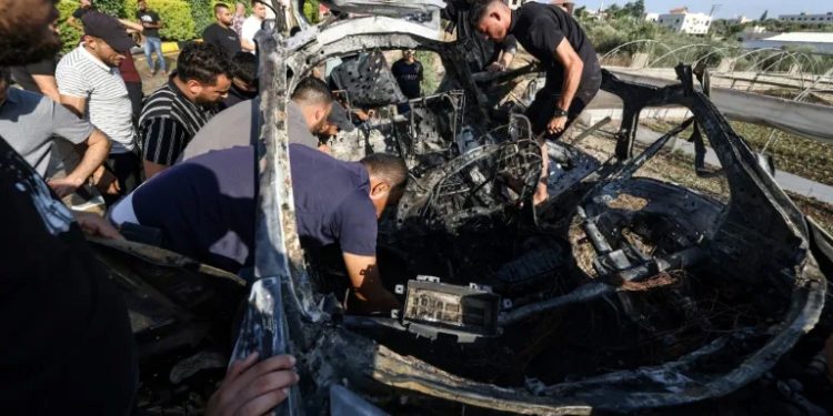 Five killed in Israeli West Bank air strike