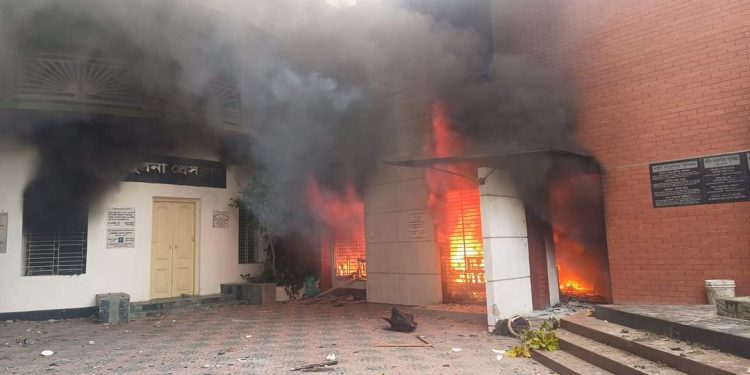 Strong condemnation and outrage over the attack, vandalism, arson and looting of the Khulna Press Club