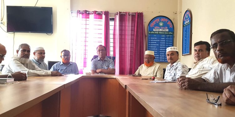 Exchange of views with journalists at Jamaat in Mirpur, Kushtia