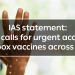IAS statement: IAS calls for urgent access to mpox vaccines across Africa