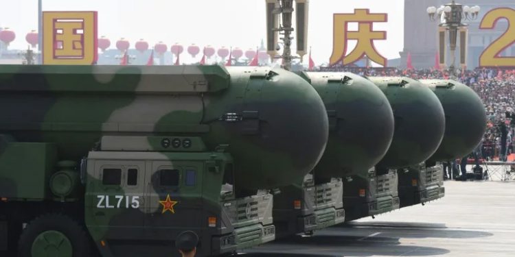 China launches intercontinental missile into Pacific in rare test