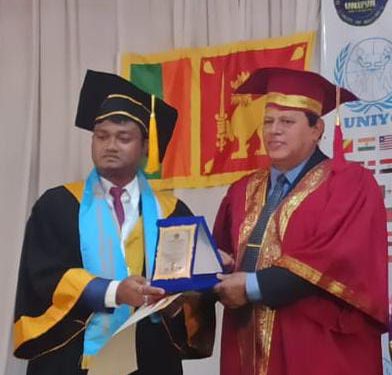 UNIP Bangladesh Chapter President Receives Honor Doctorate Attending UNIP UN Global Leadership Summit 2024 visiting along with National Provost as Special Guest