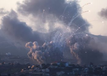 In pictures: Israel strikes hundreds of Hezbollah targets in Lebanon