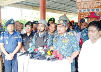 Bhola district, Barguna district and some parts of Khulna together Navy and Coast Guard are in charge of round-the-clock security.