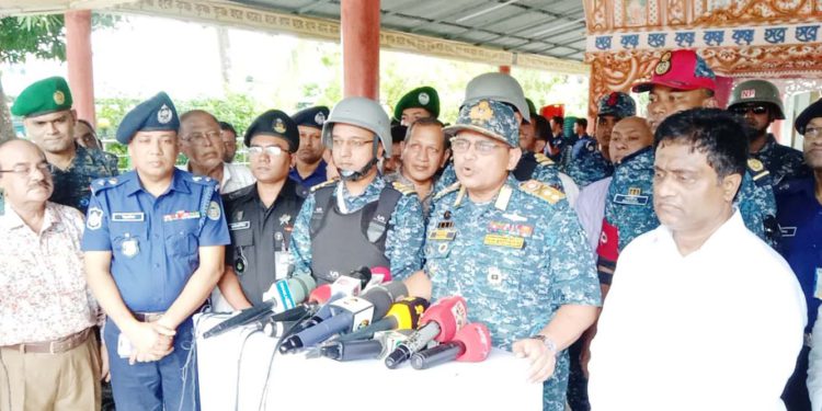 Bhola district, Barguna district and some parts of Khulna together Navy and Coast Guard are in charge of round-the-clock security.