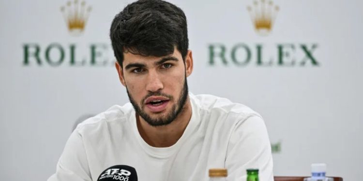 Gruelling schedule highlighted as Alcaraz runs from stadium to airport