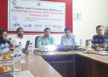 HPV vaccination campaign coordination meeting held in Tetulia