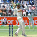Australia's Mitchell Starc played a defiant innings against India in the first Test (SAEED KHAN) (SAEED KHAN/AFP/AFP)