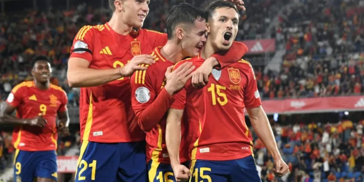 Holders Spain strike late to beat Switzerland in Nations League