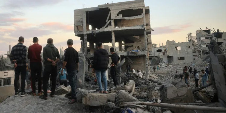 The health ministry in Hamas-run Gaza said the death toll from the war has reached 43,972 people, the majority of whom are civilians (Eyad BABA) (Eyad BABA/AFP/AFP)