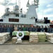 India's coast guard says they seized their biggest haul of illicit drugs when they stopped a fishing boat smuggling 5.5 tonnes of methamphetamine from Myanmar (-) (-/India's Ministry of Defence/AFP)