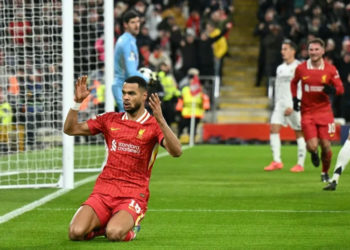 Liverpool are eight points clear at the top of the Premier League (Oli SCARFF) (Oli SCARFF/AFP/AFP)