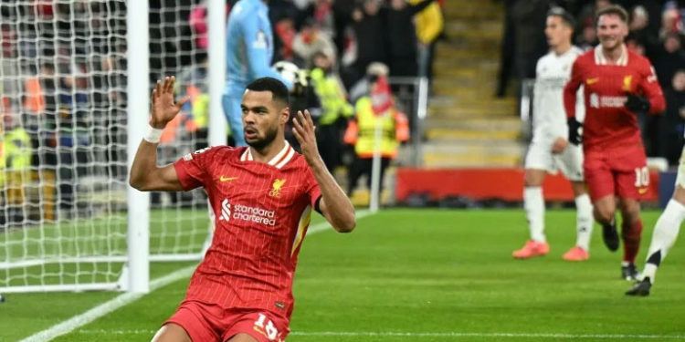 Liverpool are eight points clear at the top of the Premier League (Oli SCARFF) (Oli SCARFF/AFP/AFP)