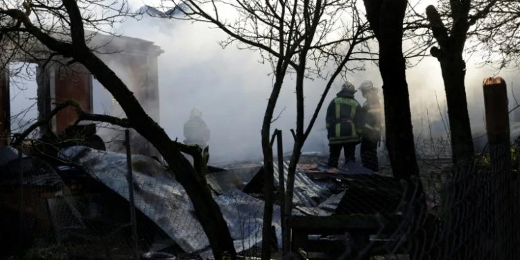 Russia and Ukraine both launched record drone attacks on each other overnight Saturday to Sunday (TATYANA MAKEYEVA/AFP)