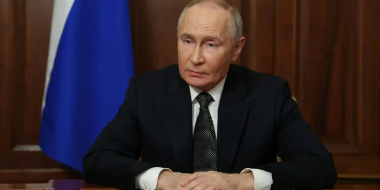 Vladimir Putin's international travels have been limited since Russia's invasion of Ukraine (Vyacheslav PROKOFYEV) (Vyacheslav PROKOFYEV/POOL/AFP)