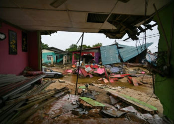 The floods have also caused widespread damage in northern Malaysia (MOHD RASFAN)