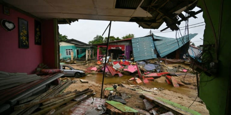The floods have also caused widespread damage in northern Malaysia (MOHD RASFAN)
