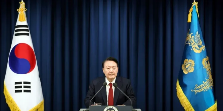 South Korean police raid president’s office