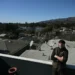 ‘Stubborn’ janitor camps out amid rubble of Los Angeles fires