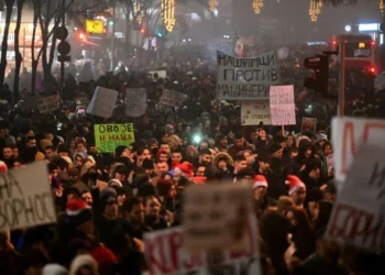 Serbia enters new year with student protests over train station tragedy