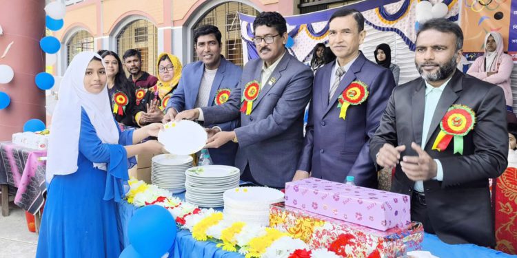 Annual sports competition held at Mirpur Government Girls High School in Kushtia