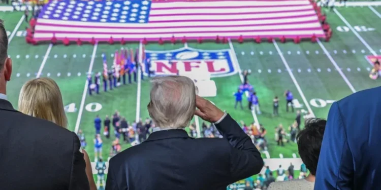 Eagles crush Chiefs to win Super Bowl as Trump joins the party