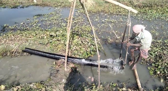 Ancient tradition of irrigating cropland with a pressure is disappearing day by day