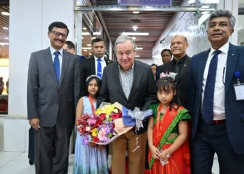 Guterres arrives in Dhaka