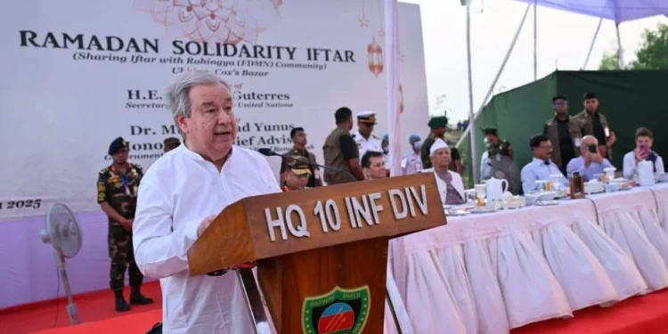Guterres for global solidarity to end Rohingya crisis