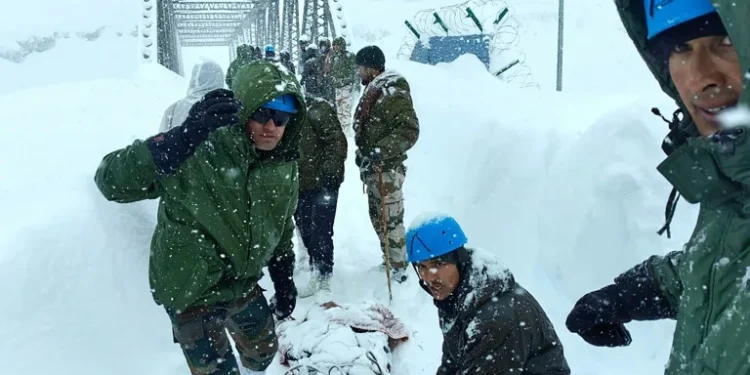 Five dead in India avalanche as survivors recall rescue