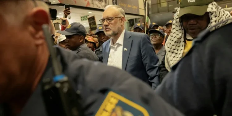 Expelled S.Africa envoy to US back home ‘with no regrets’