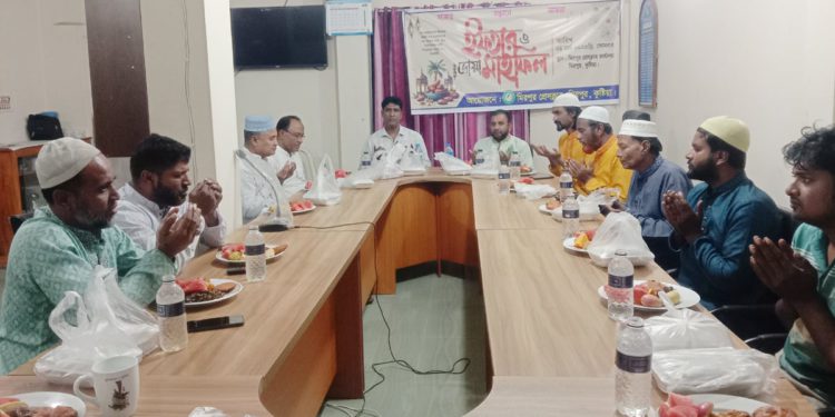 Mirpur Press Club holds Iftar and Doa Mahfil