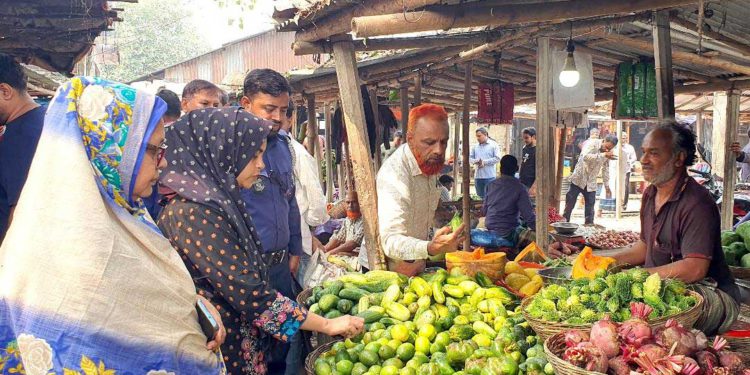 Market monitoring in Akkelpur before Ramadan