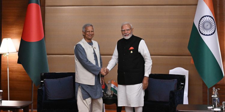 Bimstec Sidelines: Yunus, Modi hold talks in Bangkok