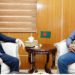 Turkish Ambassador to Bangladesh Ramis Sen called on Information and Broadcasting Adviser Md Mahfuj Alam at his office today. Photo: PID