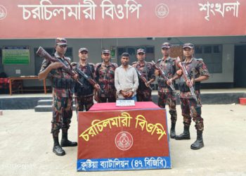 Smuggler arrested with 12 gold bars in Kushtia