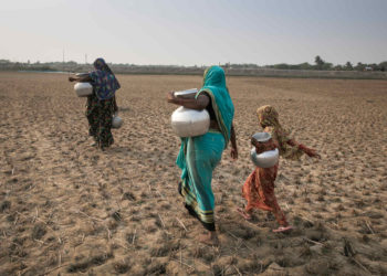 Drinking water crisis due to salinity