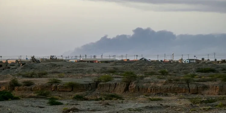 Smoke rises from the airport of Port Sudan following reported attacks early on May 4, 2025 (-) (-/AFP/AFP)