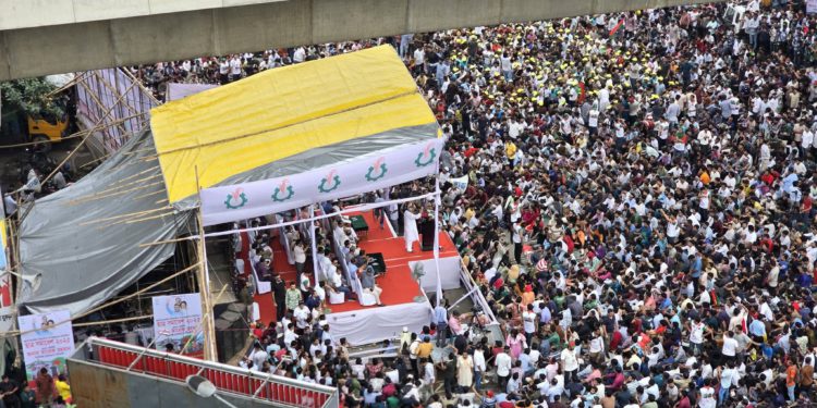 JCD’s student rally underway at Shahbagh with huge turnout