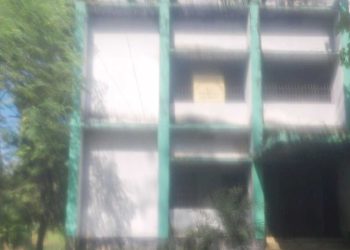 The poor condition of the telephone exchange in Tarash, Sirajgonj district